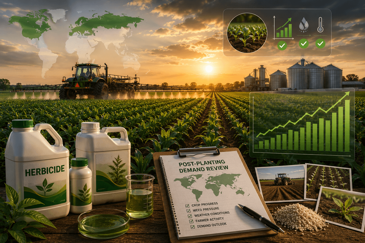 Actualización de la temporada de herbicidas: revisión de la demanda posterior a la siembra en el hemisferio norte