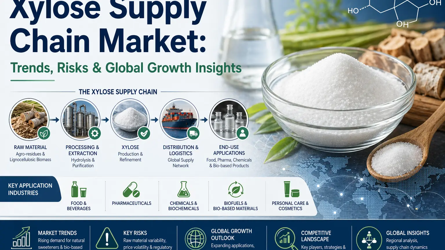 Mercado de la cadena de suministro de xilosa: tendencias, riesgos y perspectivas de crecimiento global