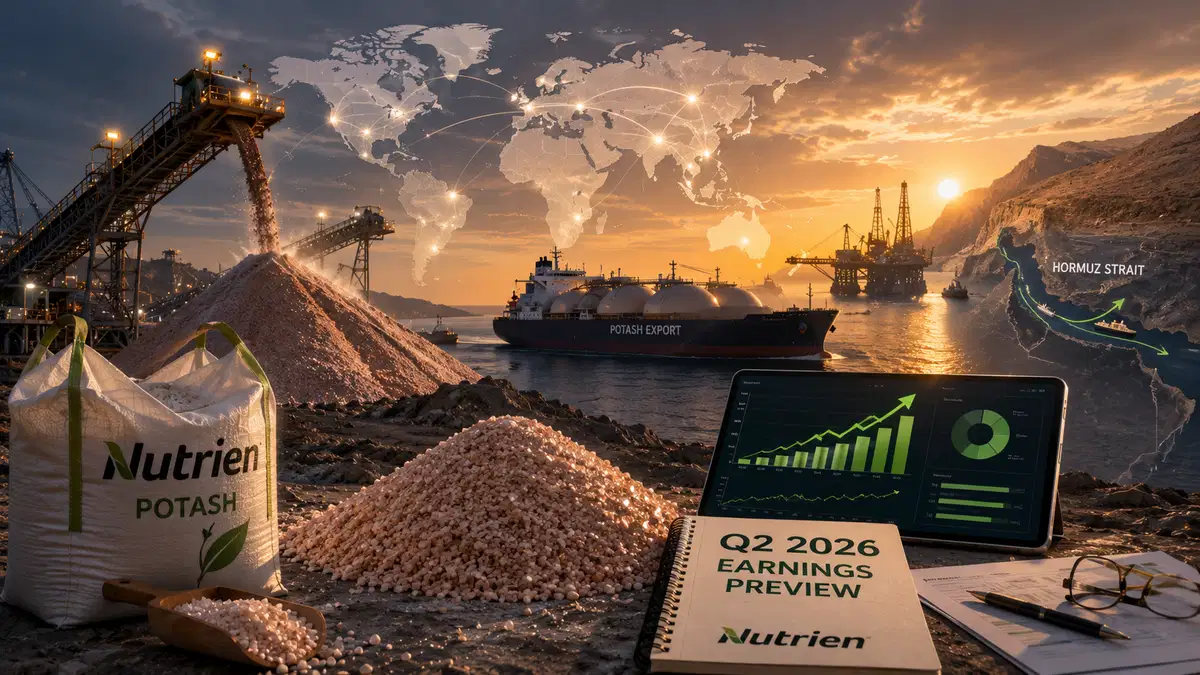 Potasa: Avance de ganancias de Nutrien en el segundo trimestre de 2026: el mayor beneficiario de la crisis de Ormuz